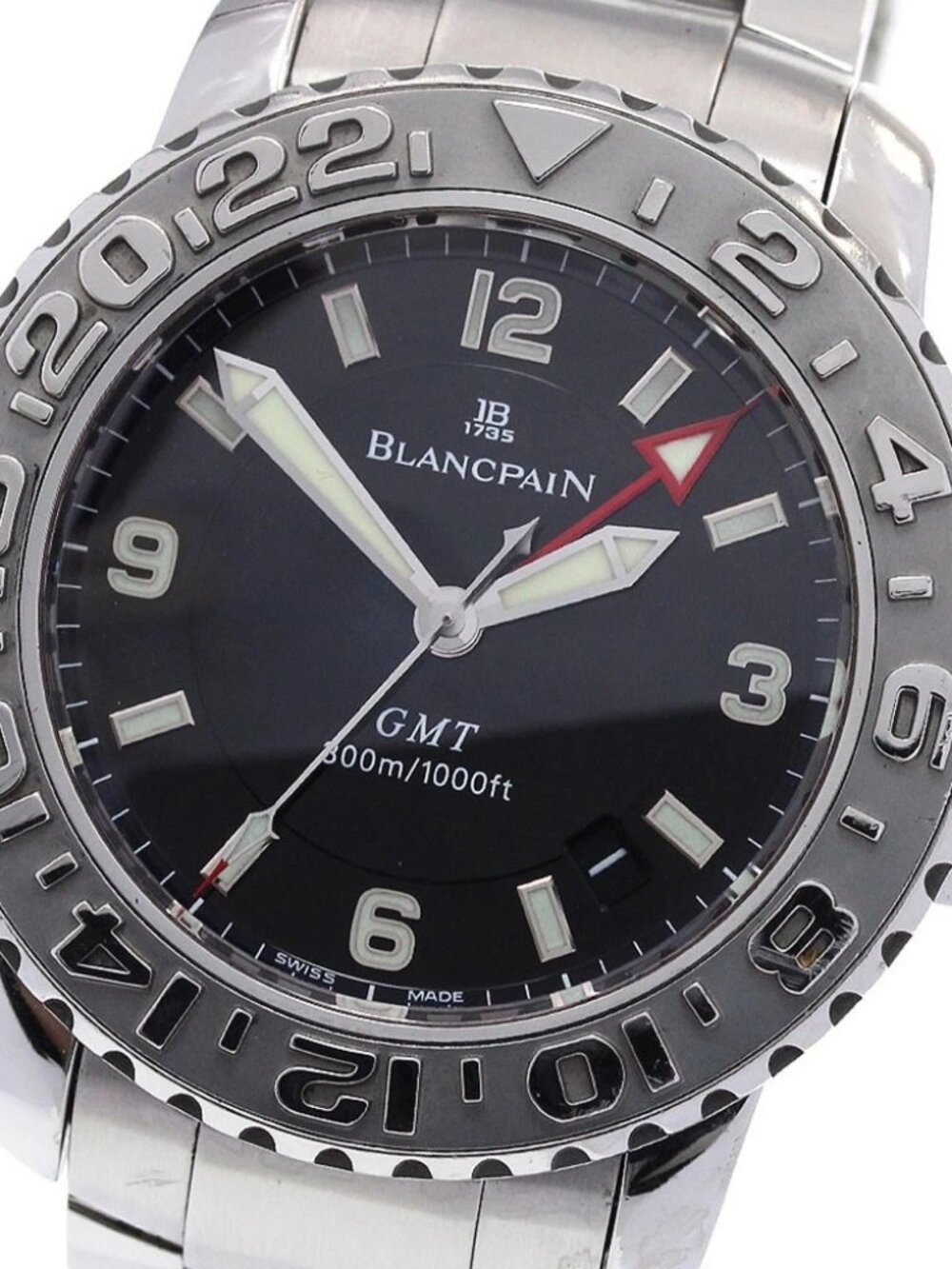 Blancpain Trilogy 2250-1130-71 GMT date black Dial Automatic Men's Watch_836072